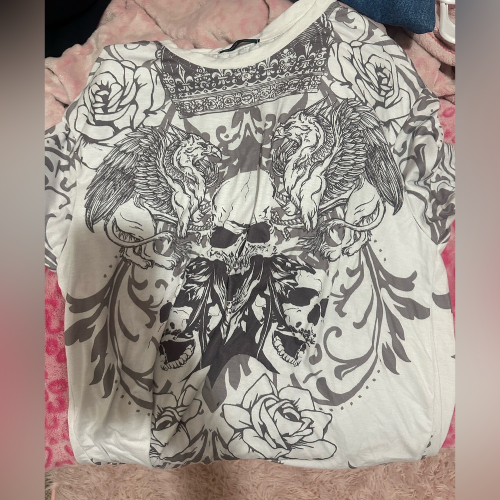 Goth shirt mens or woman size medium (fits baggy)